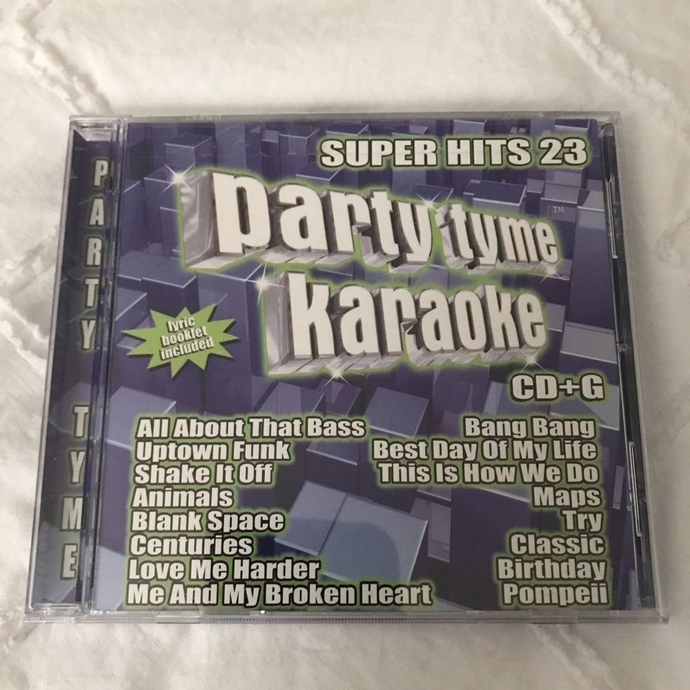 NEW Karaoke Party tyme CD+G - Super Hits 23